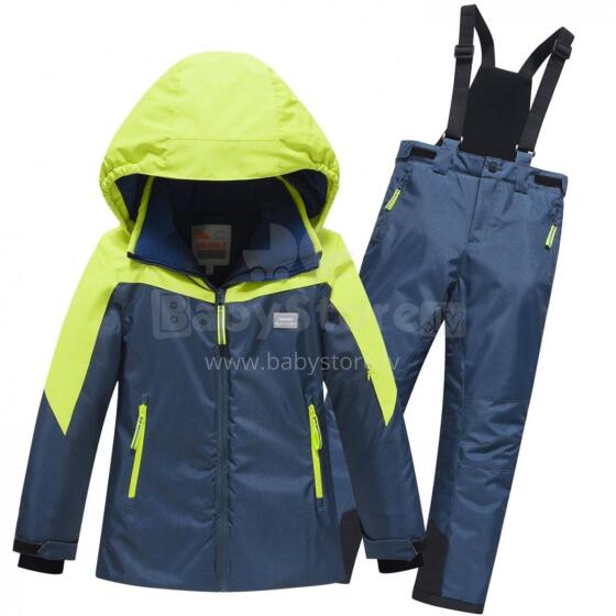 Sky Kids Winter Set Art.9431 Green   Утепленный комплект термо куртка + штаны [раздельный комбинезон]