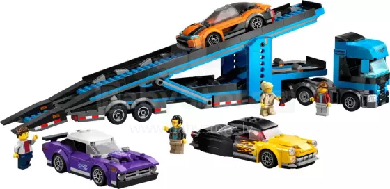 Lego® City Art.60408 Autopārvadātājs ar sporta automobilis