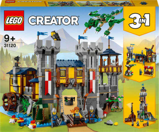 LEGO Creator viduslaiku pils (31120) - viduslaiku pils