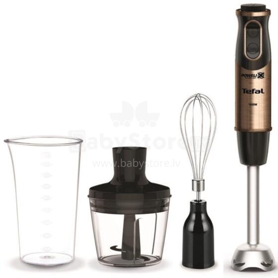 Jaunums! TEFAL rokas blenderis QUICKCHEF 3IN1, 1000W, melns/vara