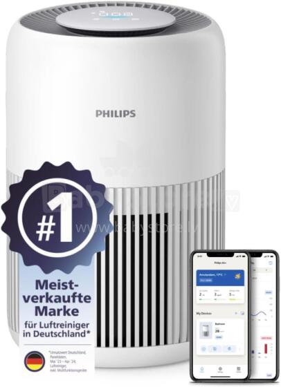 Philips Air Purifier 900 Series Art.222161  Air Purifier , HEPA NanoProtect + Activated Carbon Filter, CADR 250 m³/h for 65 m² Allergy Sufferers