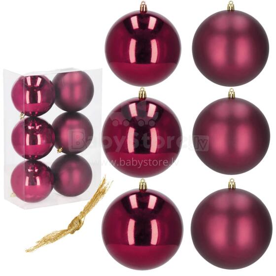Christmas balls Springos CA1191 10 CM 6 PCS.