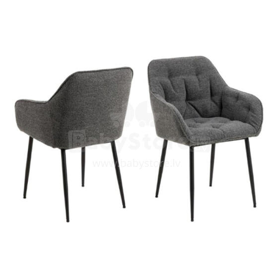 Krēsls BROOKE 58x55xH83cm antracīta 0000098183
