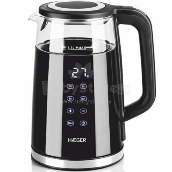 Haeger EK-DIG.028A Elektriskā tējkanna ar temperatūras kontroli 1.7L 2200W