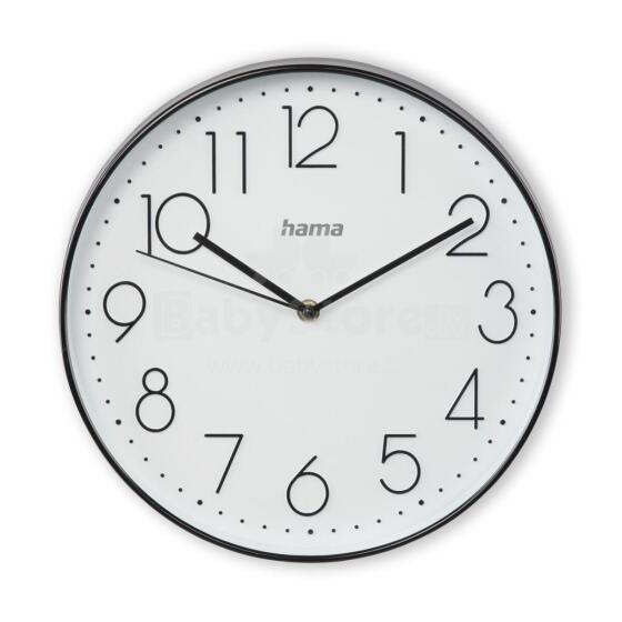 Hama 00186389 Elegance Wall Clock Black/White