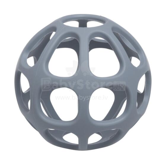 Baby Only Silicone Ball Art.BO-860.862.022.50 Grey silikona zobgrauznis bumba, 0+,