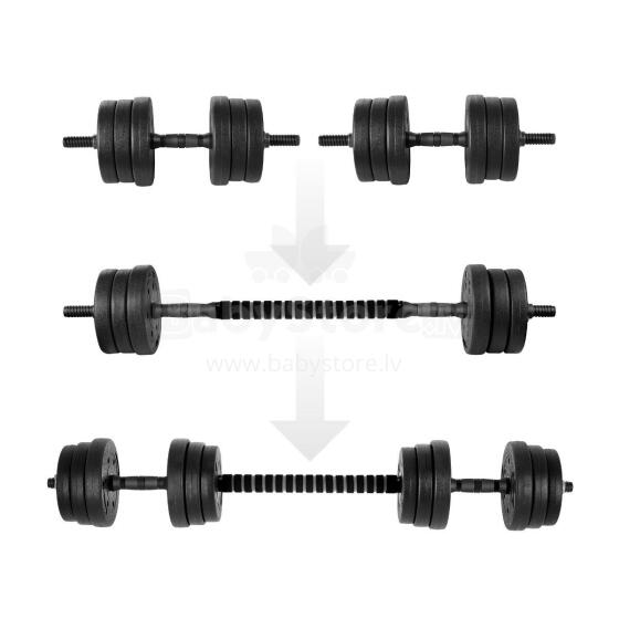 A set of dumbbells 2x 10 kg Spokey PONDUS 20