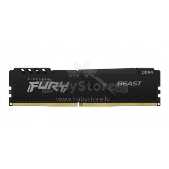 Kingstonas dusmu zvērs 8 ГБ [1x8 ГБ, DDR4 CL16 DIMM, 3200 МГц]