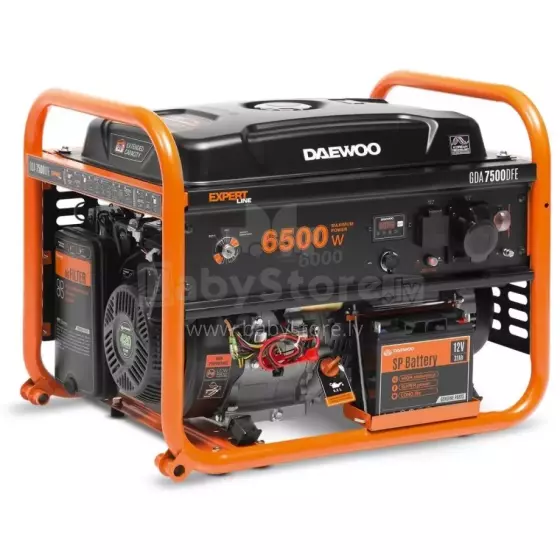 Daewoo Petrol Generator Art.GDA 7500DFE Benzīna ģenerator (benzīns +gāze)