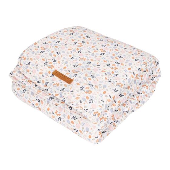 Little Dutch Cot Blanket Art.TE11020250 Spring Flowers Dabīgas kokvilnas plediņš/sega bērniem, 110x140cm