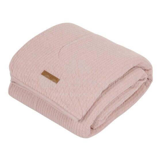 Little Dutch Cotton Blanket Art.TE11030150 Pure Pink Детское одеяло из натурального  хлопка , 110х140см