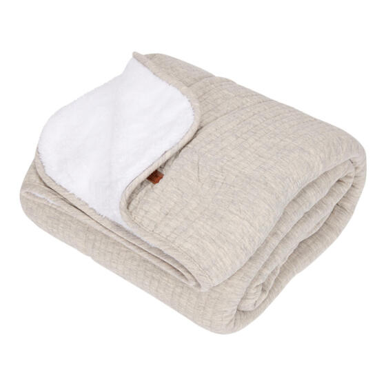 Little Dutch Cot Blanket Art.TE11030130 Pure Grey  Детское одеяло из натурального  хлопка , 110х140см