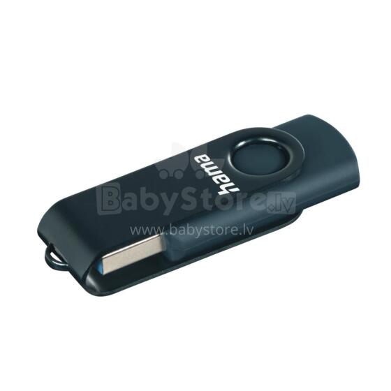 Hama 00182465 Rotate 128GB USB 3.0 petrol blue