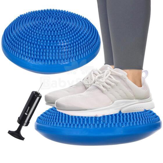 Fitnesa līdzsvara spilvens+pumpis Springos FA0081