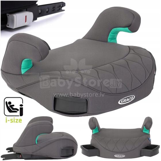 Graco Booster Max R129 Art.222746 Iron autokrēsls 22-36kg