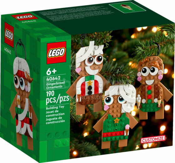 Эксклюзивные пряничные украшения LEGO (40642)