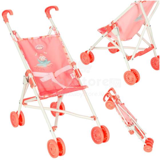Ikonka Art.KX3217 Baby Annabell saliekamais bērnu leļļu ratiņi