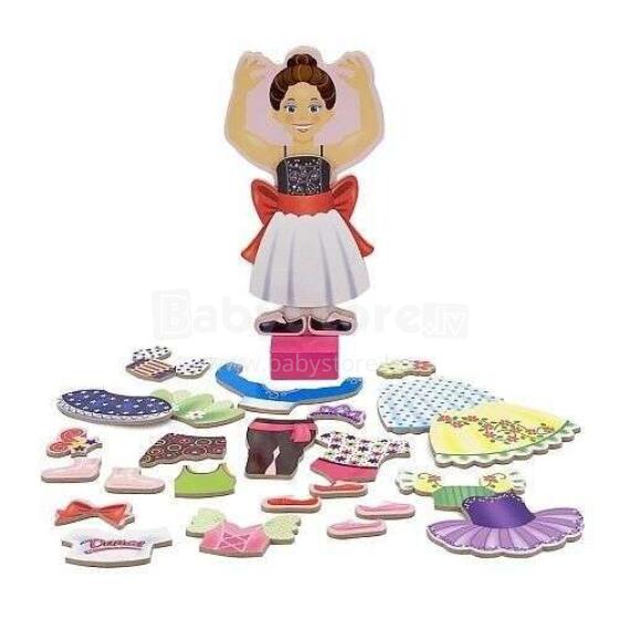 Melissa&Doug Magnetic Dress Up Nina Ballerina Art.13554