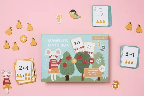 Tutufamily Magnetic Math Box  Art.223049 Магнитная математическая игра