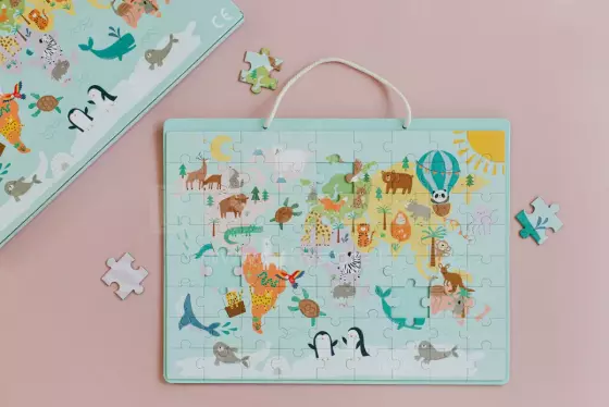 Tutufamily Magnetic Map Puzzle  Art.223051