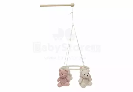 Jollein  Baby Mobile Teddy Bear Wild Art.116-001-68064  mūzikalais karuselis