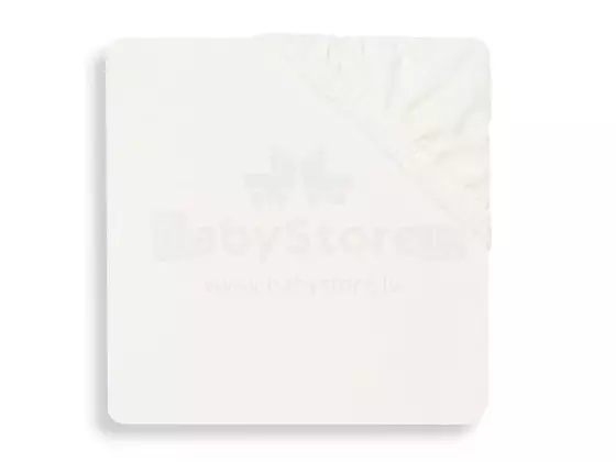 Jollein Jersey Sheet Art.511-507-66041 Ivory - palags ar gumiju 60x120cm