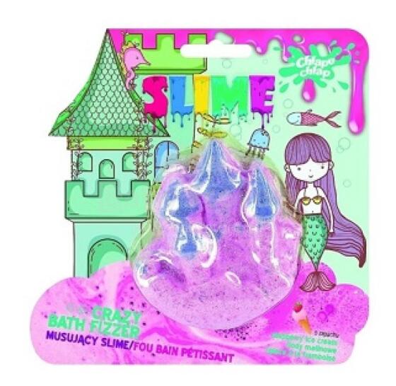 Fizzing slime raspberry ice cream