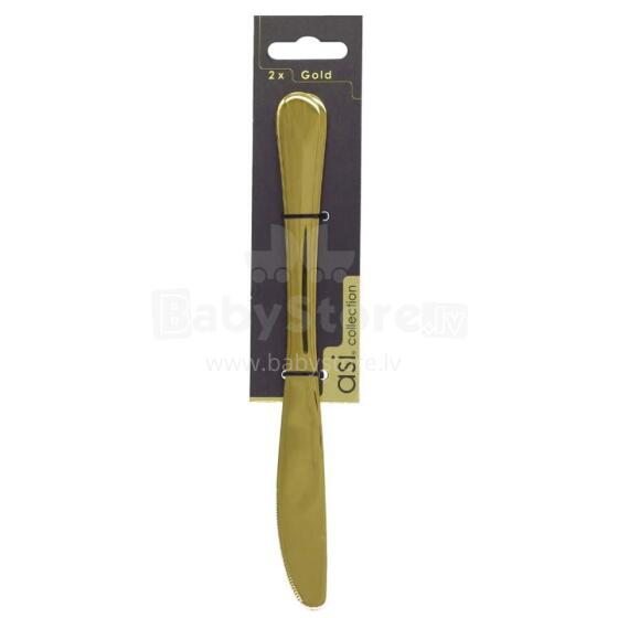 Knives 2 pcs. Gold 4.0mm