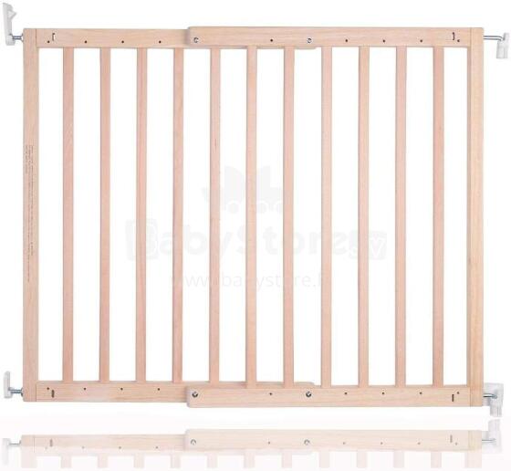 Bebe Basic Art.223410/SG005 Koka drošības vārti barjera, regulējami 72-122 cm