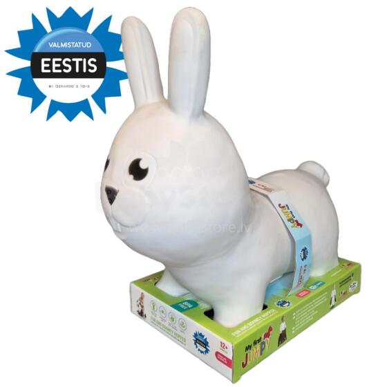 Gerardo's Toys Jumpy hüppeloom Jänes, valge