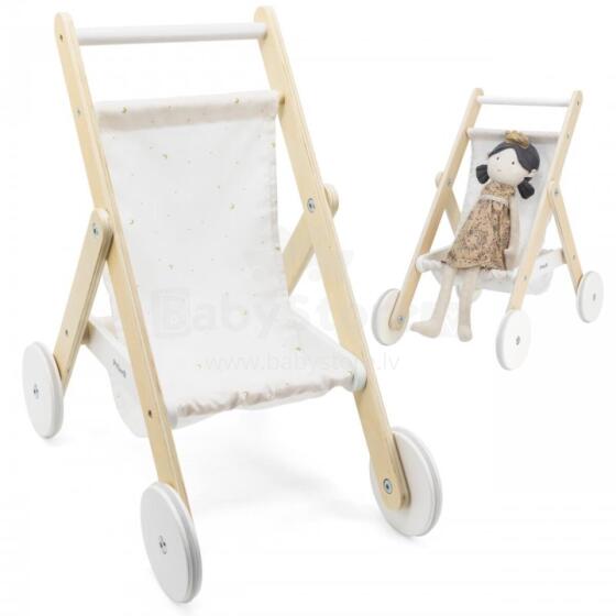 Viga Toys Doll Pram Art.44236 Деревянная коляска для кукол