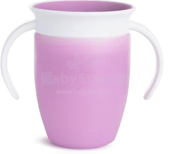 Munchkin Miracle Cup 360°  Art.223916 Purple  бутылочка непроливайка,200мл