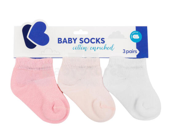 Baby summer socks Pink 0-6m