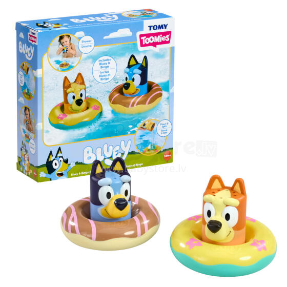 TOOMIES vannas rotaļlieta  Bluey Bath Floats, 2gab., E73705