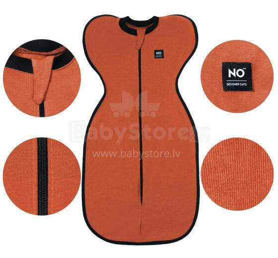 La Bebe™ NO Swaddle Up S Art.224712 Orange