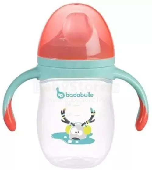 Badabulle Non Spill Cup Art.B005002  Поильник с силиконовым носиком-непроливайкой и ручками, 180 мл