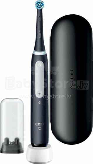 Зубная щетка Oral-B iO Series 4 Магнитная зубная щетка матовый черный + футляр