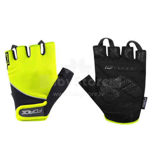 Cimdi Force Gel 17 Electro Yellow /Black XL izm.