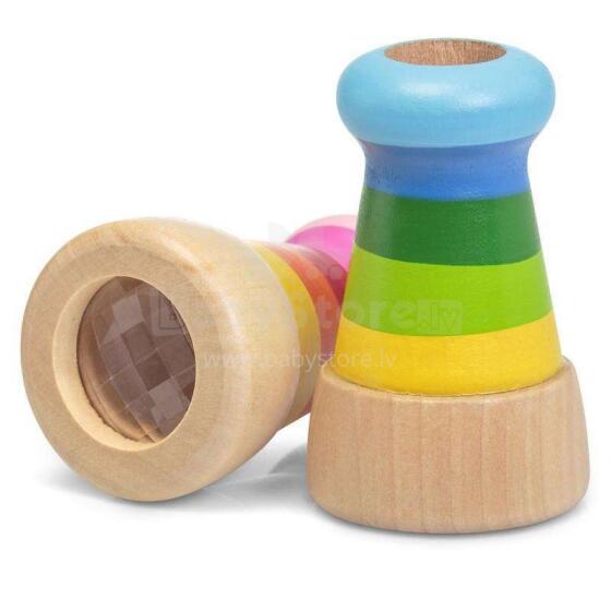 Kids Krafts Wooden Miragescope  Art.WD176 Koka  kaleidoskops