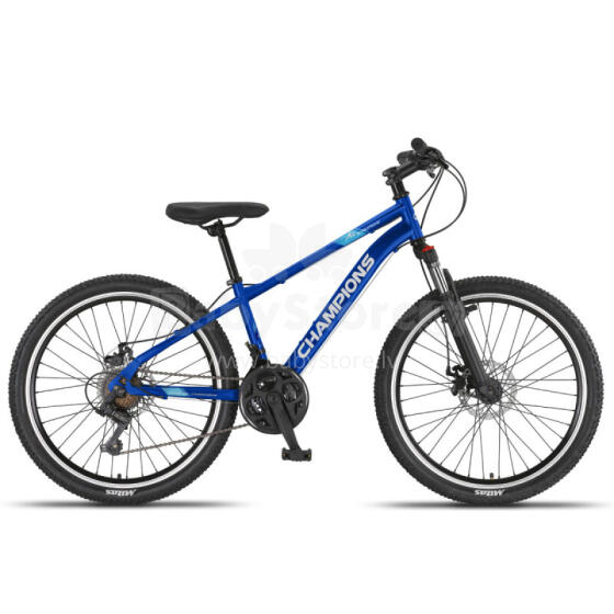 Pusaudžu velosipēds Champions 24 Kaunos DB (KAU.2422D) zils