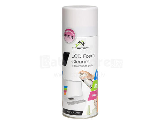 Tracer 42106 LCD Foam Cleaner + Microfiber Cloth 400ml
