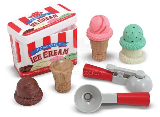 Melissa&Doug Ice Cream Play Set Art.14087 Komplekts Saldējums