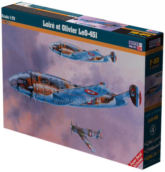 MODEL SAMOLOT LOIRE OLIVIER LEO-451 1:72