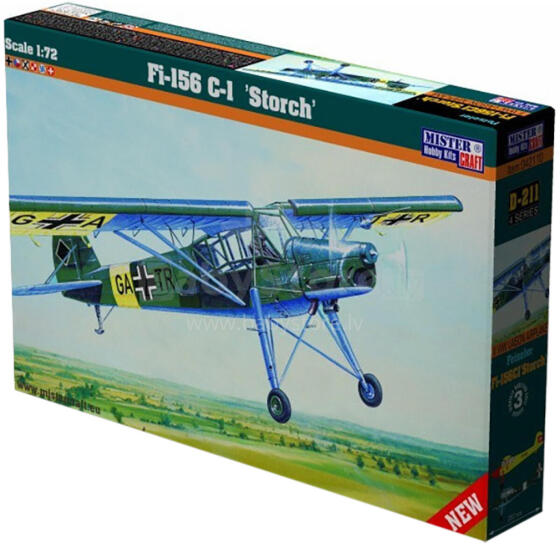 MODEL SAMOLOT FI-156 C-1 STORCH 1:72