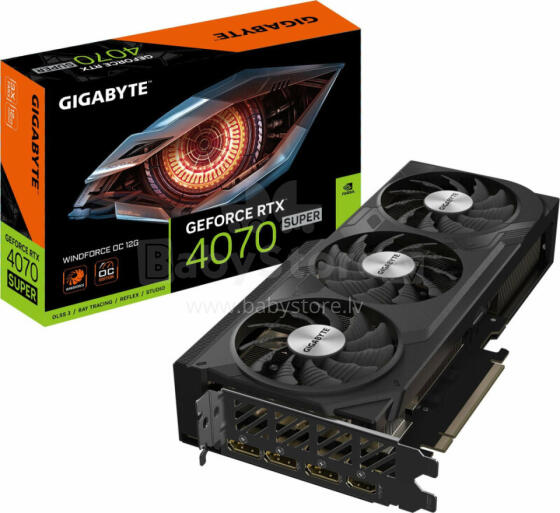 Gigabyte GeForce RTX 4070 SUPER WINDFORCE OC 12 ГБ DLSS 3