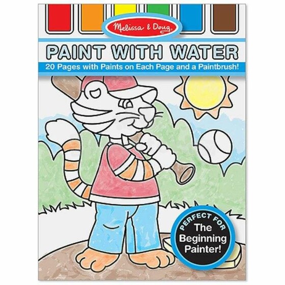 Melissa&Doug Paint with Water Art.13763 Детская раскраска Рисуем водой