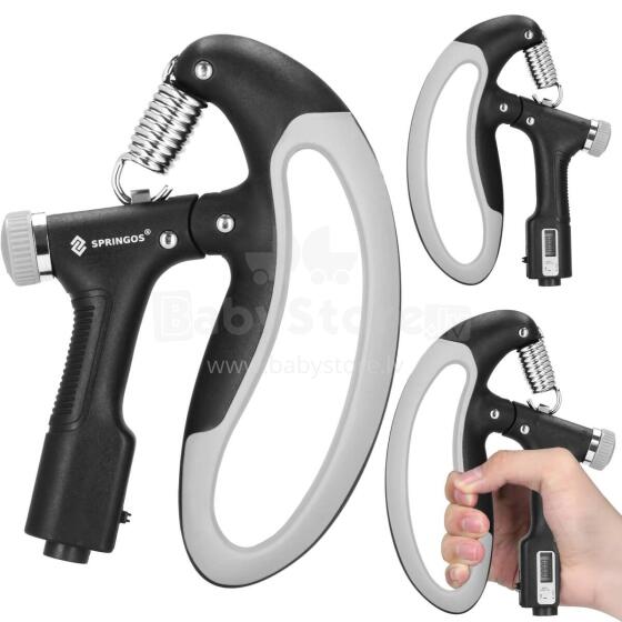 Hand gripper with adjustable resistance Springos FA0151 10-100 kg