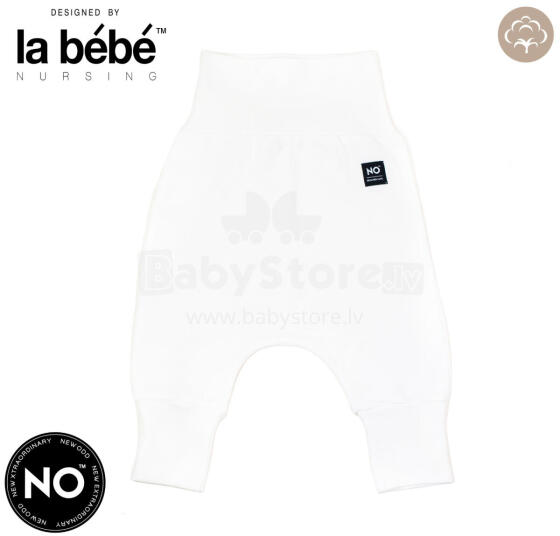 La Bebe™ NO Baby Pants Art.225948 White