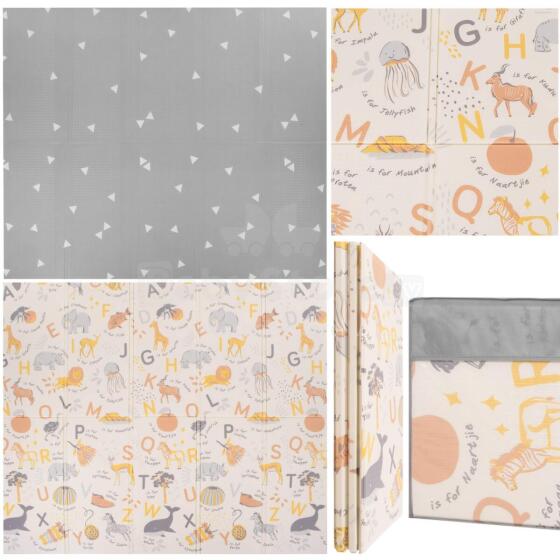 Двусторонний складной игровой коврик для детей Springos KM0019, 180x200 см, нескользящий