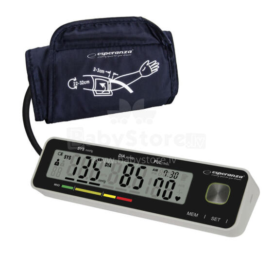 ESPERANZA ARM BLOOD PRESSURE MONITOR FERVOR
